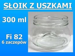 Słoik 300ml Słoiki 300ml Słoik 300 ml Słoiki 300 ml Fi82 USZKA - RYBY