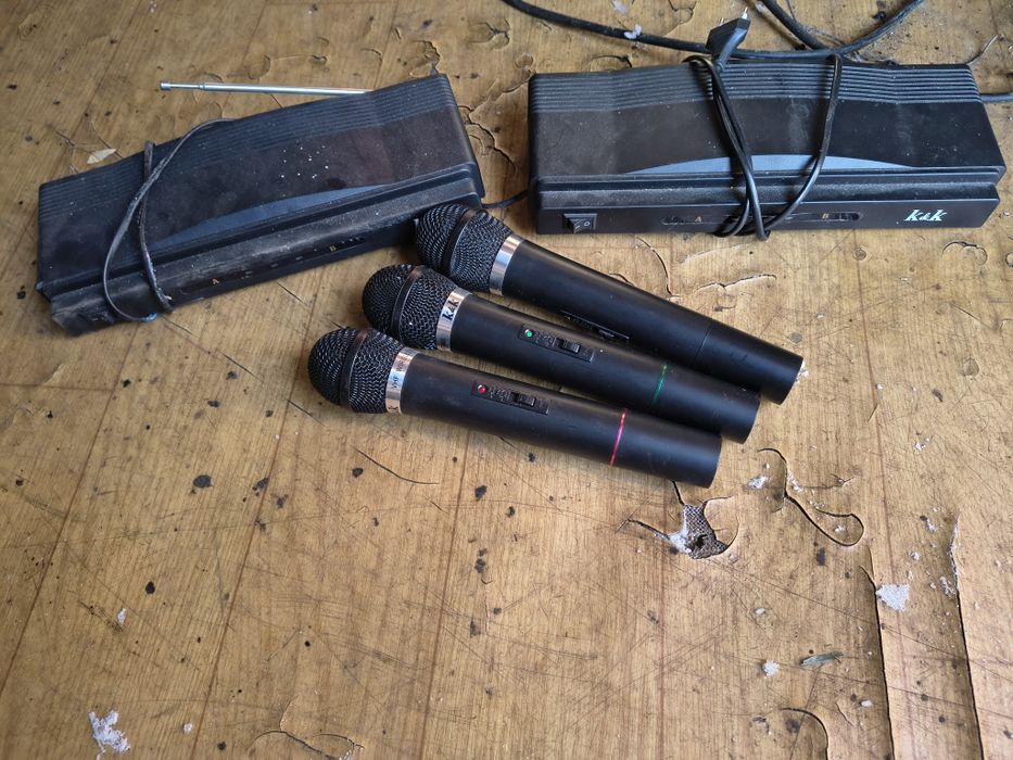 Mikrofony bezprzewodowe zestaw