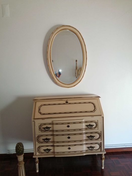 Mobilia de quarto - estilo Luis XVI (solteiro / 2 camas)