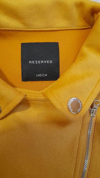 Kurtka ramoneska reserved 140 musztarda wiosna