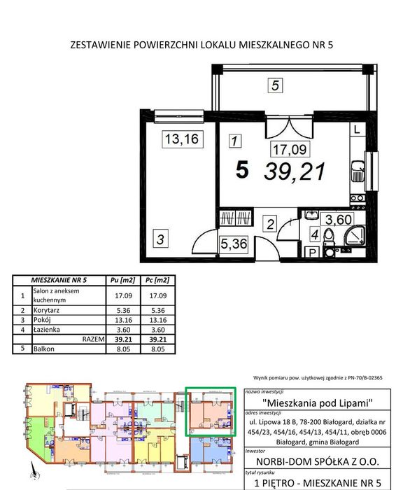 Nowe 2 pok. mieszkanie wykończone "pod klucz"