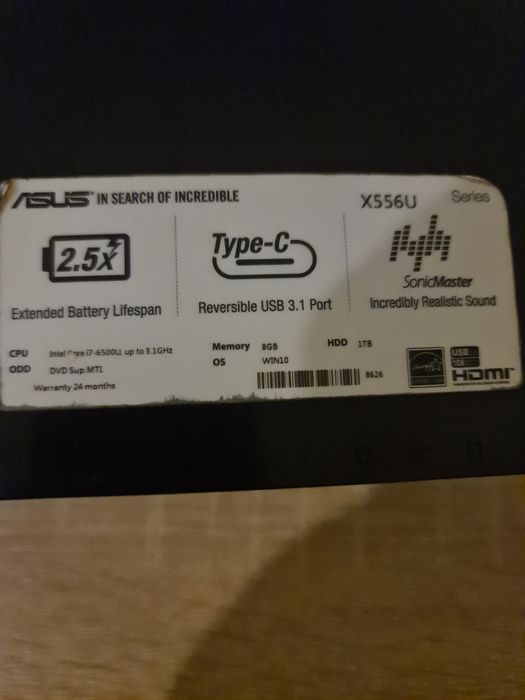 Vendo  Portátil Asus