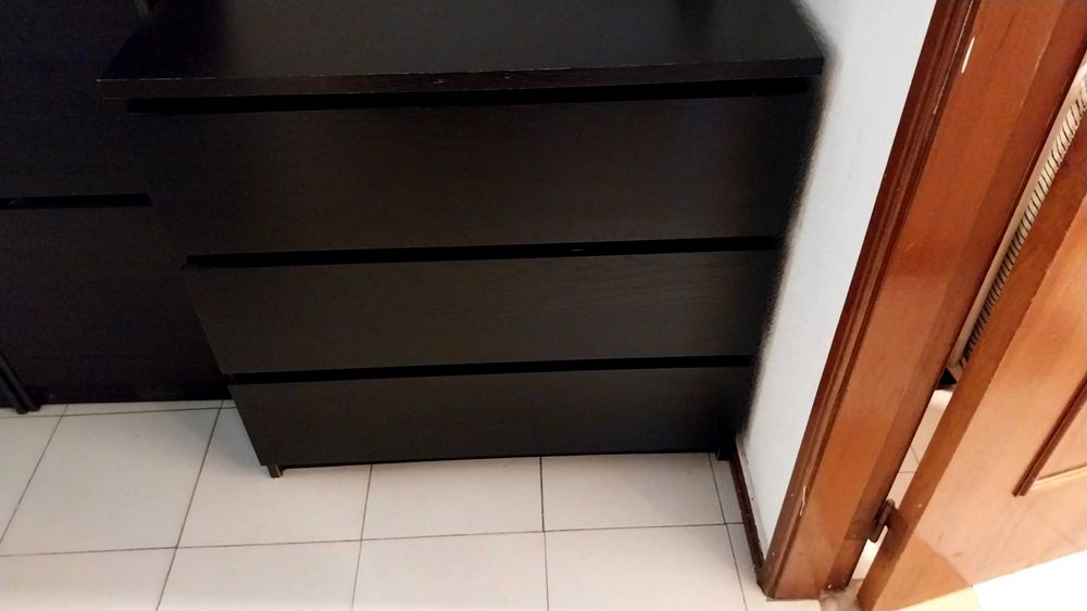Cômoda ikea castanho, preço baixo