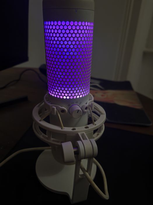 Microphone Hyperx quadcast s white