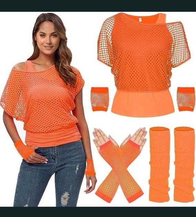 Strój kostium lata 80 90 XXL karnawał impreza sesja zdjęciowa retro