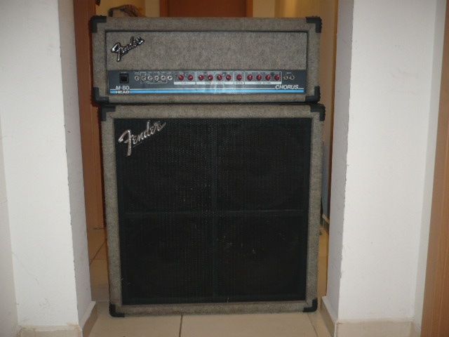 Wzmacniacz z kolumną kpl. Fender M80 Head Chorus oryginał z USA