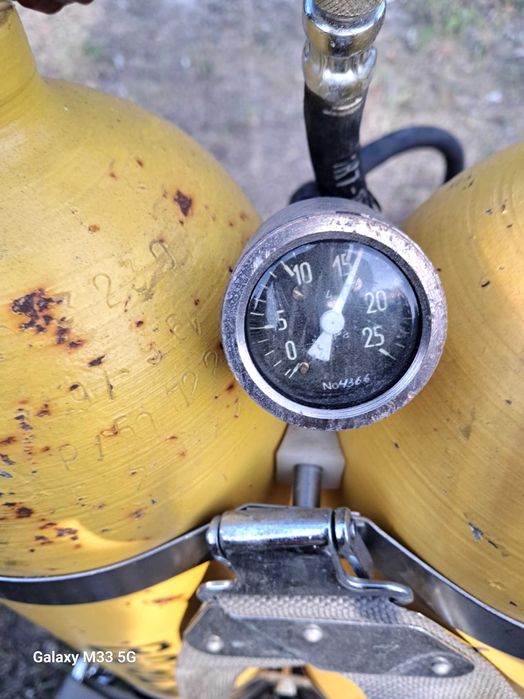 Акваланг авм5 працюючий балони