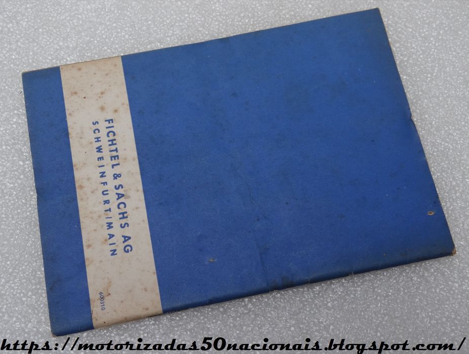Livro de Instruções p/ Motor Sachs 50-3 de 3 Velocidades
