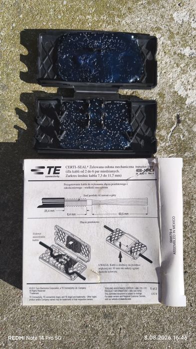 Złącze amp do kabli telefonicznych i nie tylko 14 sztuk