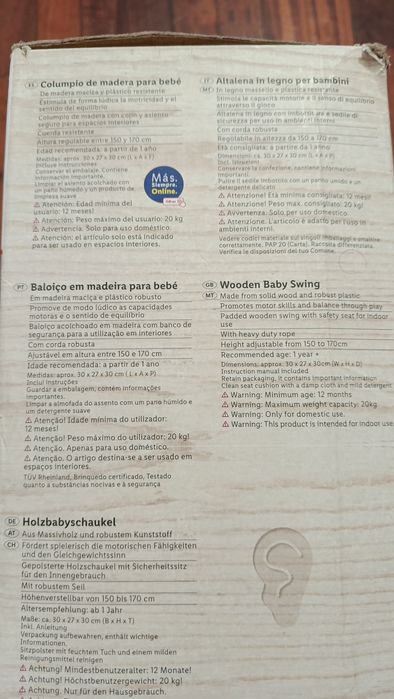 Baloiço Playtive novo