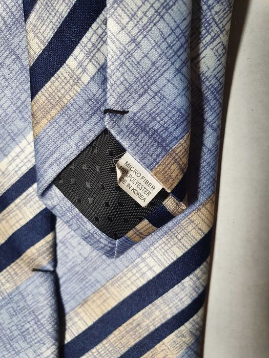 Krawat niebieski L'art D'espace Italy Mode (Z)