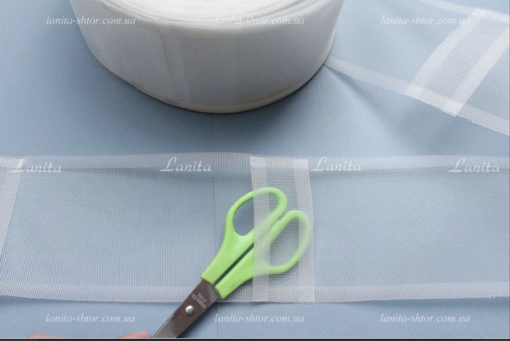 Тесьма  для штор на трубу