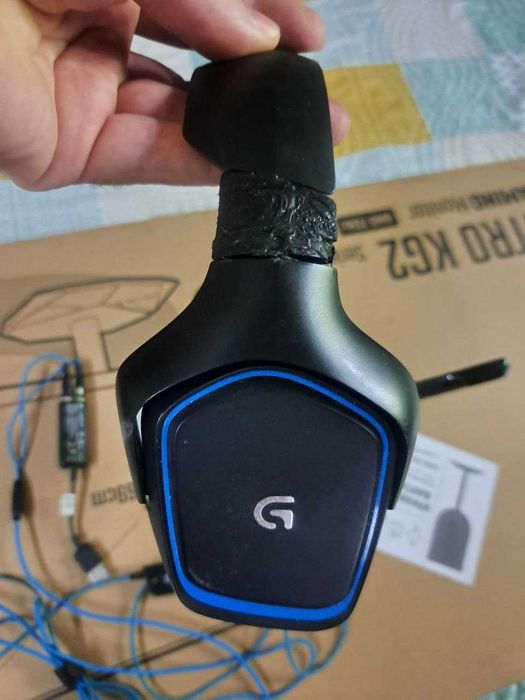 Наушники Logitech G430 (Под восстановление / На запчасти)