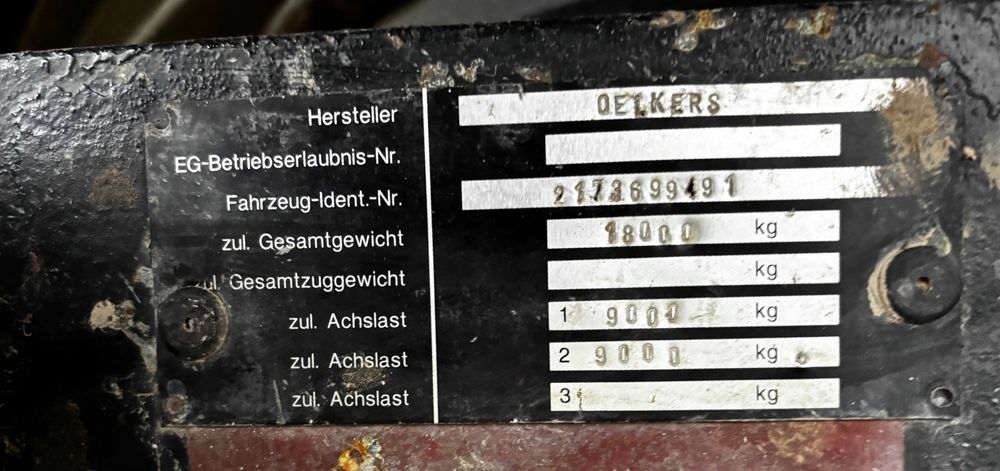 Przyczepa wywrotka trójstronna 16ton