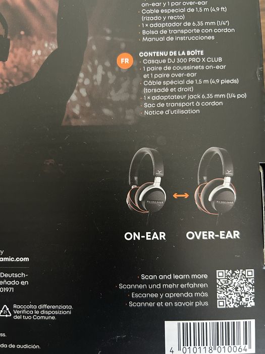 Headphones Beyerdynamic DJ300 Pro X Club