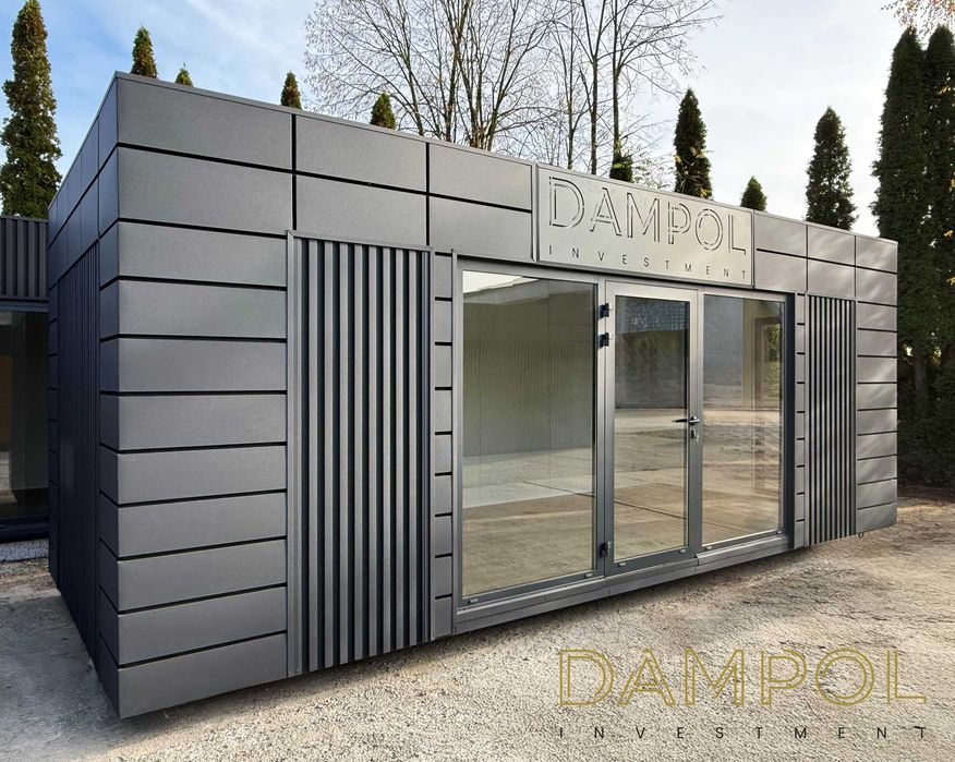 Pawilon Dampol 700x300 z Twoim własnym LOGO- usługowy, sprzedaży,
