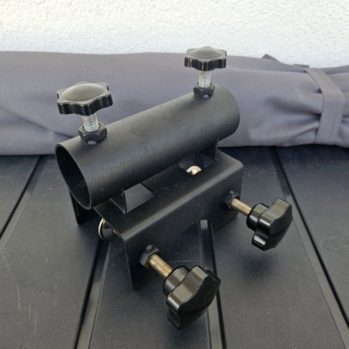 VANROUG UCHWYT NA PARASOL balkonowy 23-38 mm, do balustrad 20-63 mm