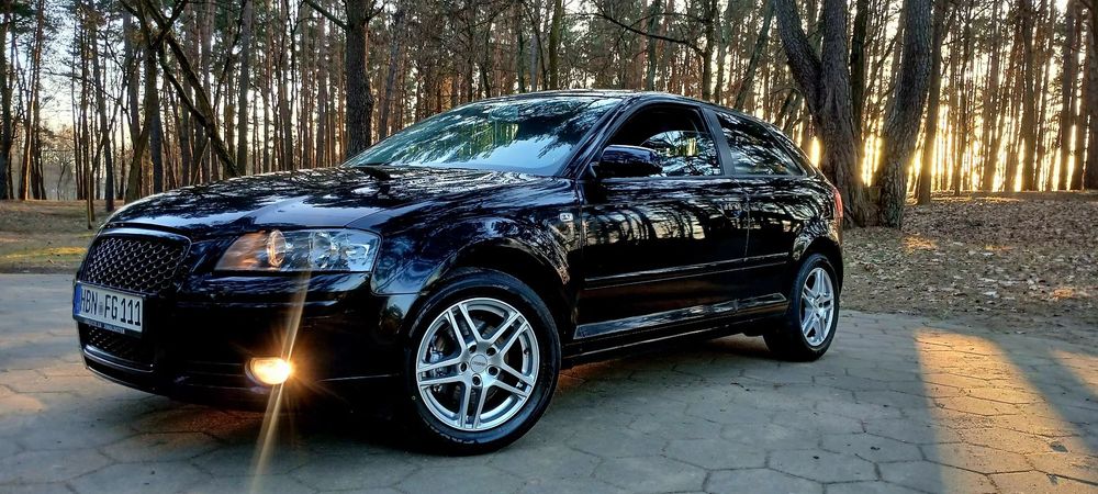 Audi A3 3-drzwiowe 1.6MPi-NIEMCY-duży gril+alu 17">klima-168tyś<OKAZJA