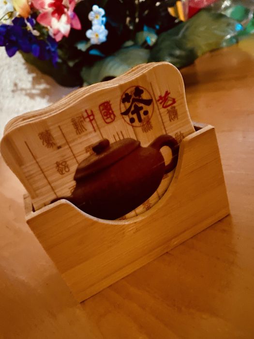 Изделия ручной работы из дерева, с росписью