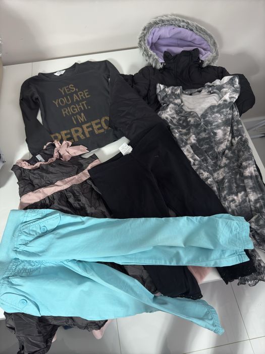 Zestaw ubrań dla dziewczynki rozm 110cm