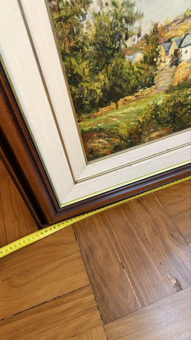 Quadro com paisagem rural