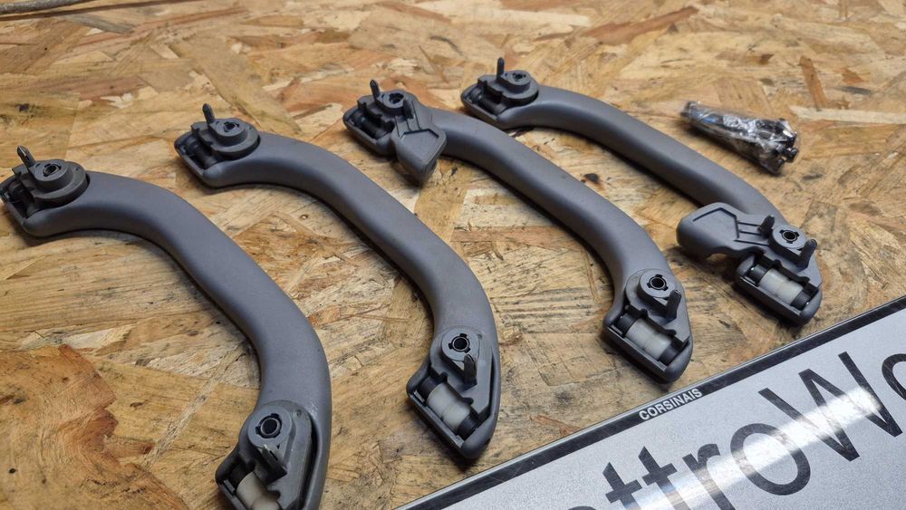 Pegas teto Audi A4 B5 - A3 8L originais conjunto 4 unidades bege cinza