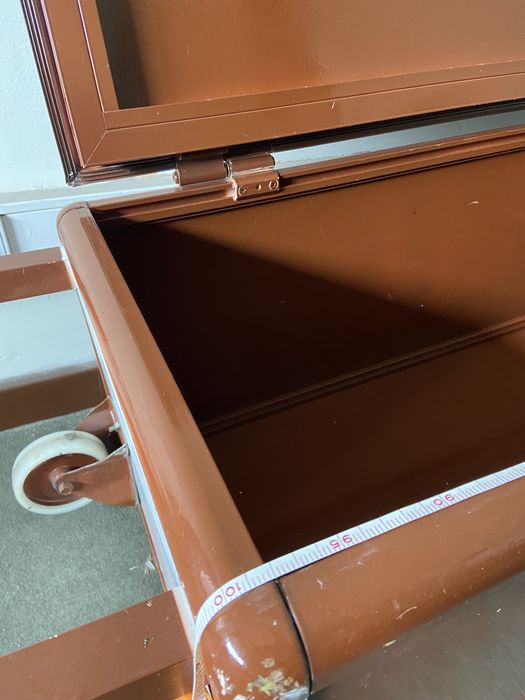 Caixa - cofre-cacifo metalico para quiosque ou para ferramentas