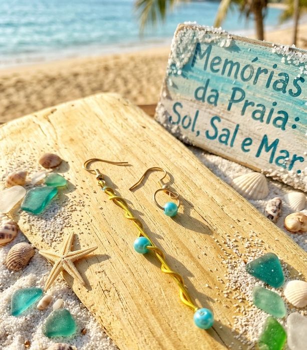 Brincos "Sol e Mar"