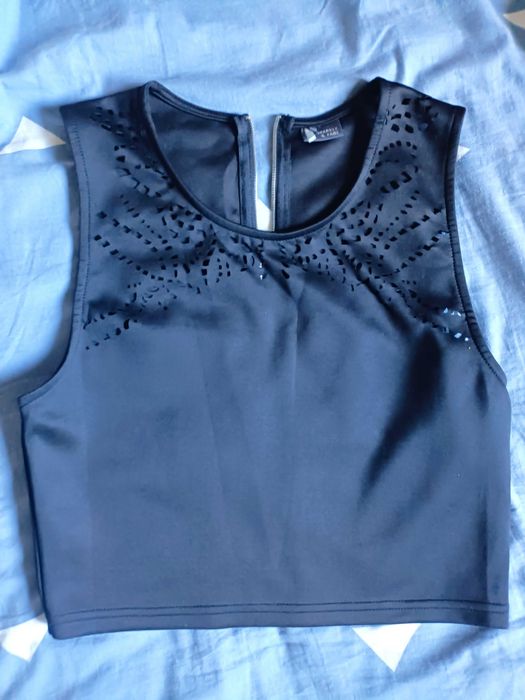 Elegancki czarny top