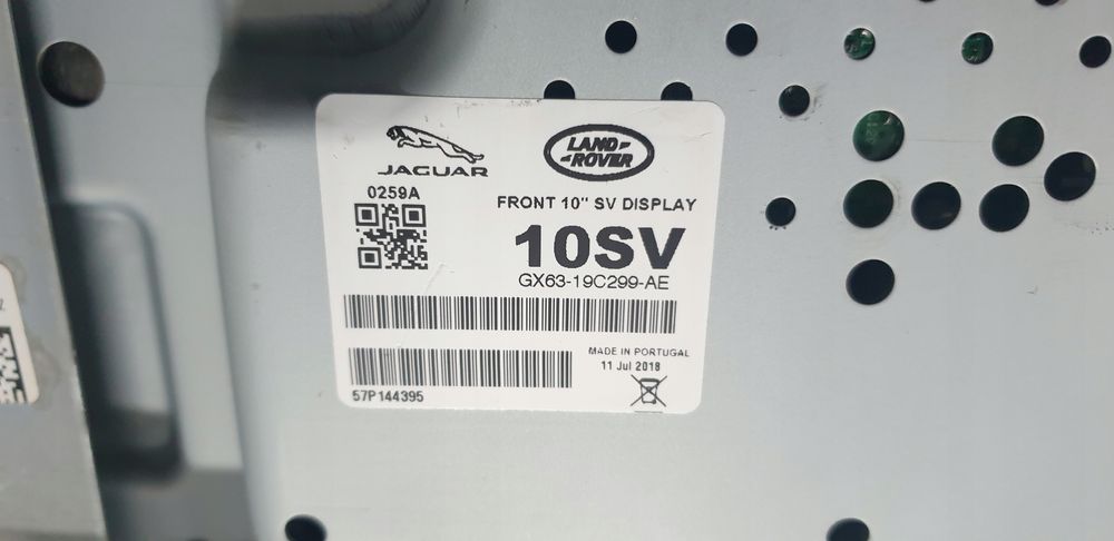 wyświetlacz land rover jaguar gx63-19c299-ae