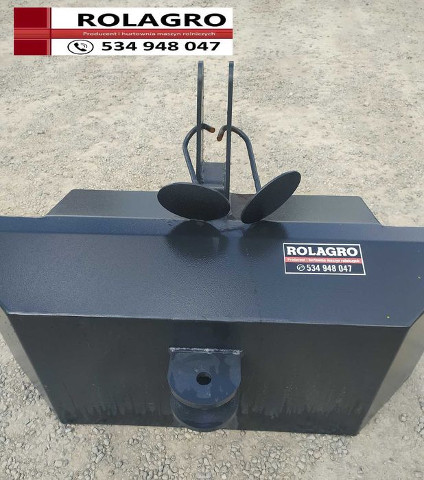 Obciążnik 600 kg METAL-TECHNIK mocowanie na przedni lub tylny TUZ