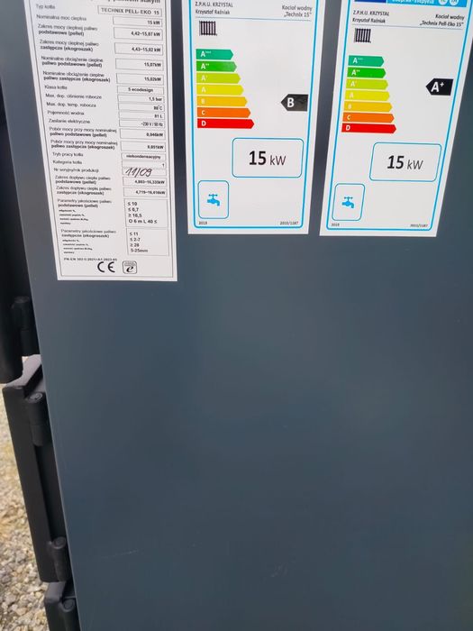 Piec PEL EKO SV200 15kW Hybryda- pellet/ekogroszek