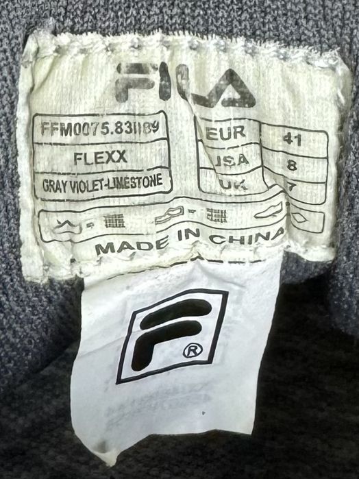 Fila кроссовки 41 размер спортивные серые