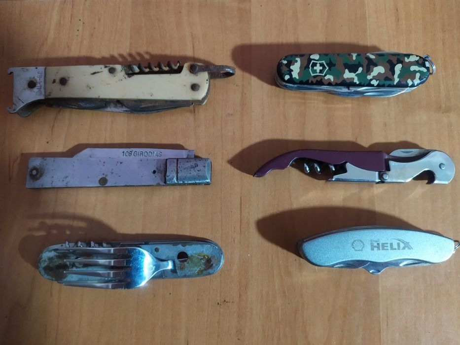 Комплект Ножи раскладные СССР. Нож раскладной. Ніж розкладний.Один лот