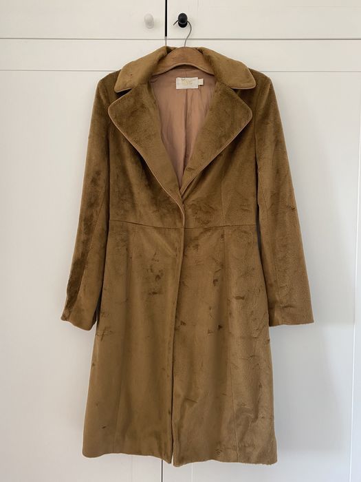 Płaszcz teddy bear miś karmelowy