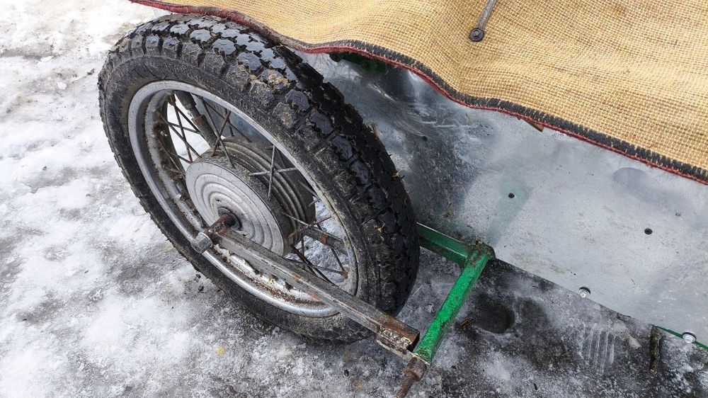 Мопед Альфа 110 з коляскою