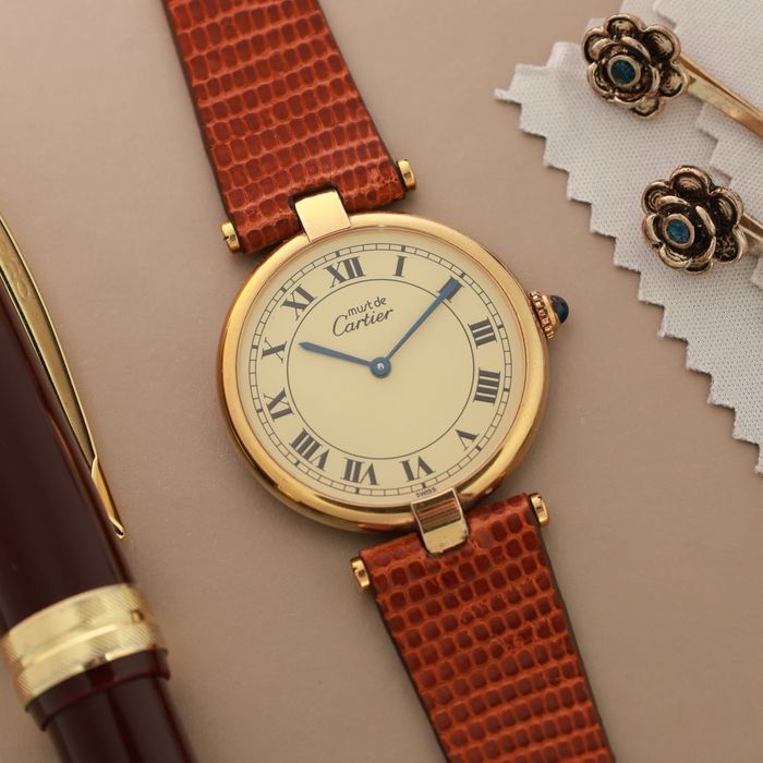 Zegarek damski  Cartier Must Ivory dial 30mm piekny