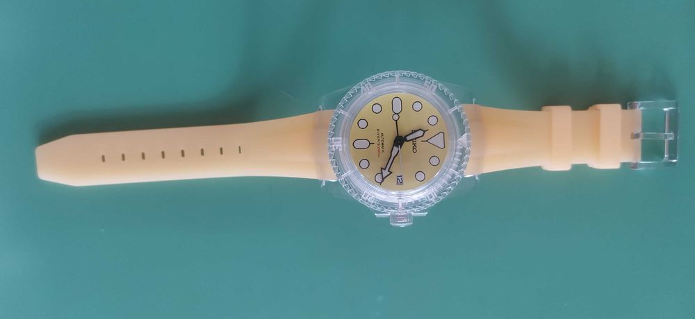 Seiko mod - transparente mecanismo seiko - NOVO - Único