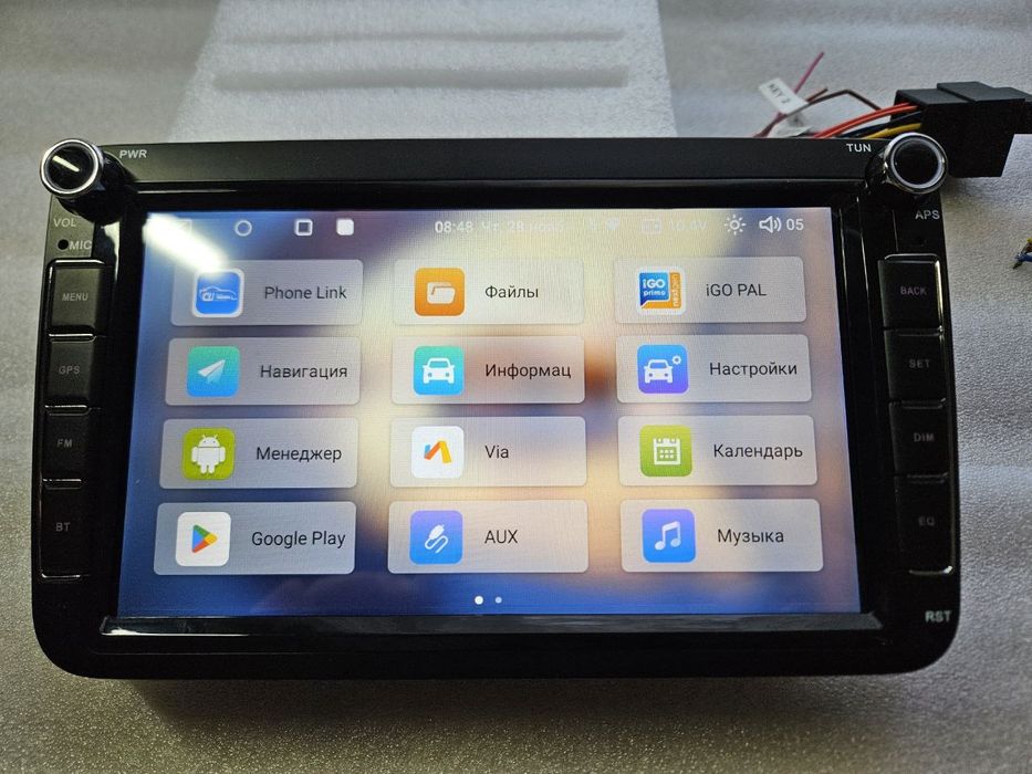 Автомагнітола 4/64 DSP_TDA7851 Volkswagen Skoda Seat Android+Камера