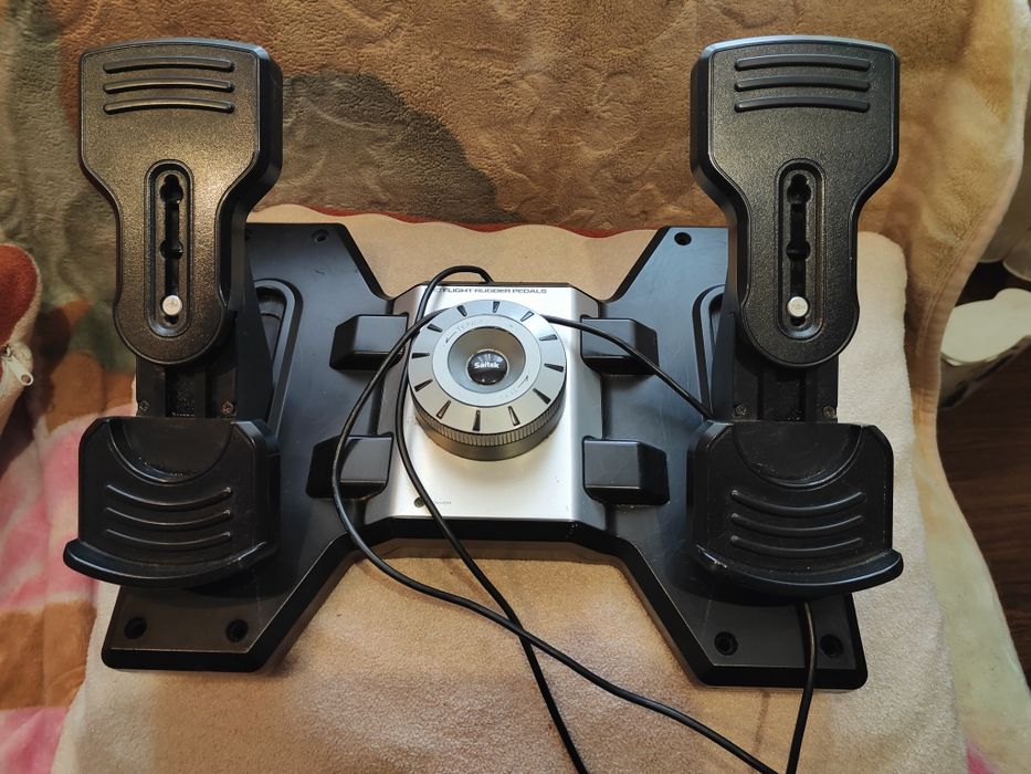 Педалі керування Logitech G Saitek Pro Flight Rudder Pedals PC Black