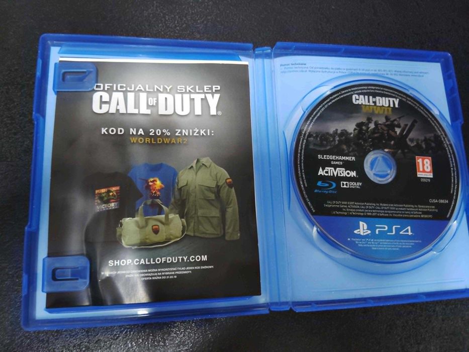 Call of Duty WWII PS4 COD WW2 Polska wersja - dubbing