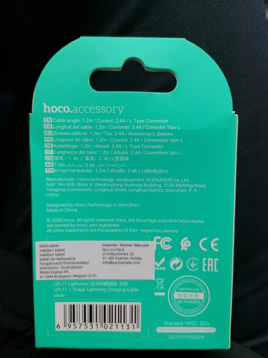 Kabel USB 1,2m do iPhone UPL11