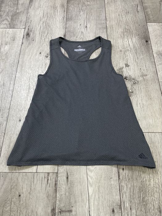 Adidas climalite running майка M размер женская беговая серая