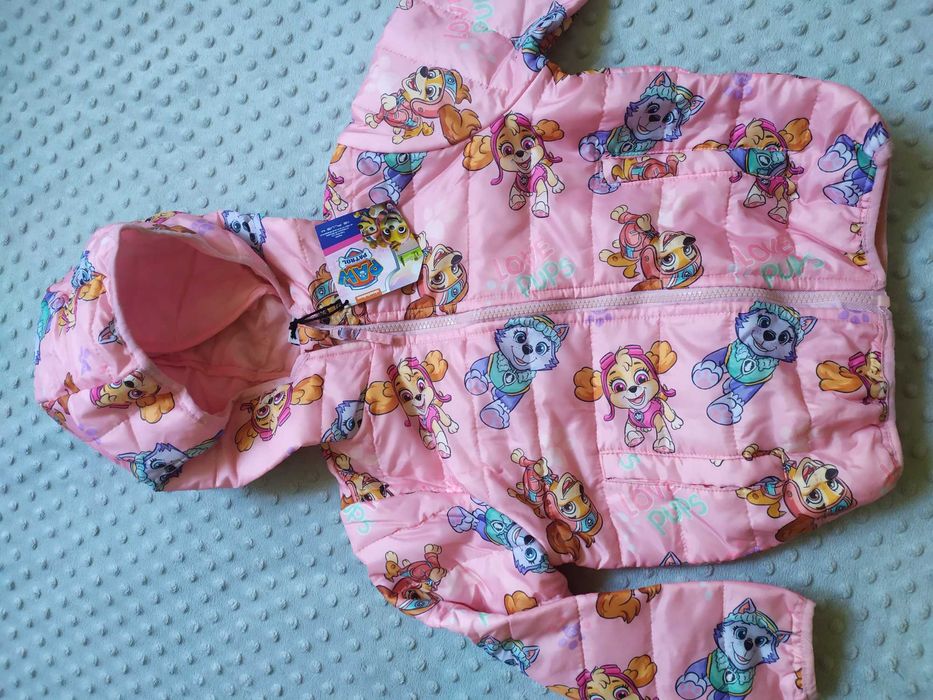 Dziewczęca kurtka przejściowa Psi Patrol 98/104