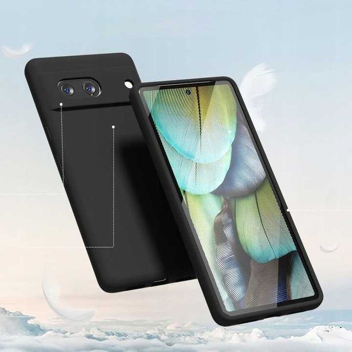 PIXEL 7a Etui Silikonowe + Gratis SZKŁO na przód i na aparat