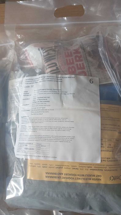 Żywność liofilizowana