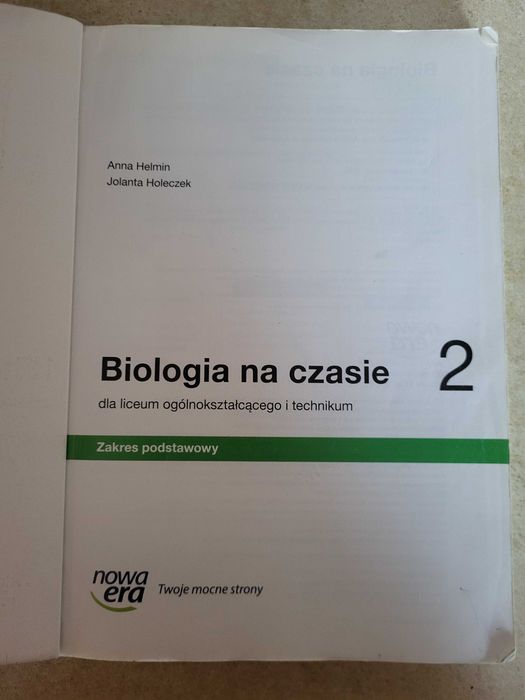Biologia na czasie 2 nowa era