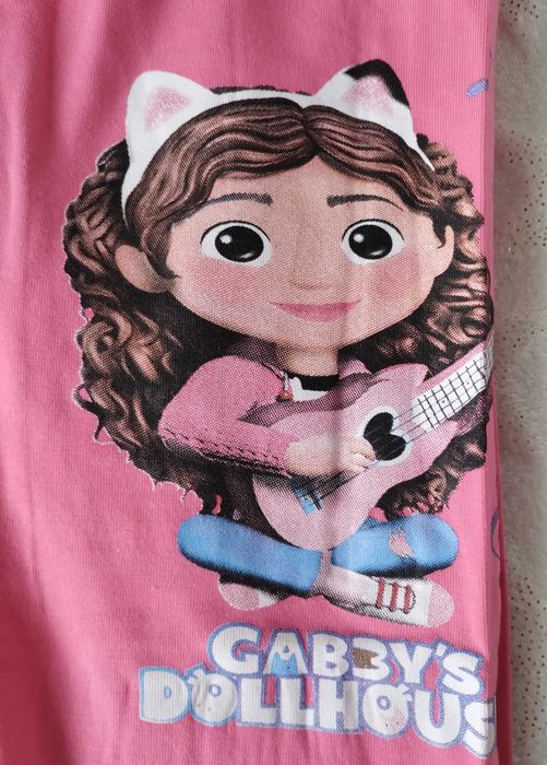 Różowe legginsy Koci Domek Gabi 122 getry leginsy legi Gabbys Dollhous