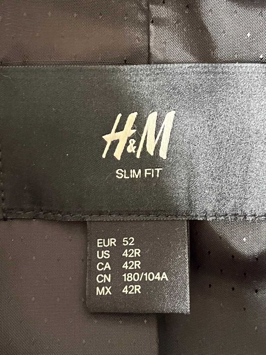 Marynarka męska H&M rozmiar 52 slim fit stan bdb