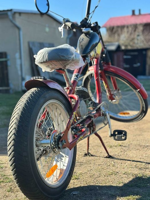 Rower CHOPPER z silnikiem
